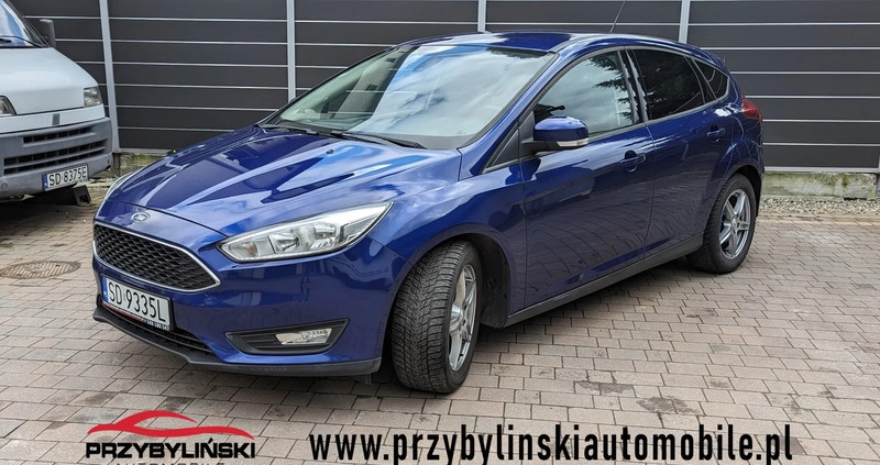 Ford Focus cena 35999 przebieg: 196000, rok produkcji 2015 z Bukowno małe 301